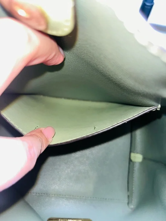 Michael Kors Emilia Green Bucket Bag - Picture 10 of 10